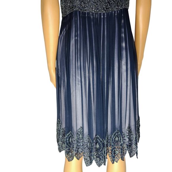 adrianna papell beaded tank dress Leo Beaded Mini Dress